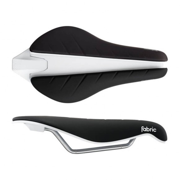 Sillín FABRIC Tri ELITE negro blanco 