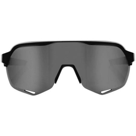 Óculos 100% S2 negro Soft Tact negro lente ahumada 