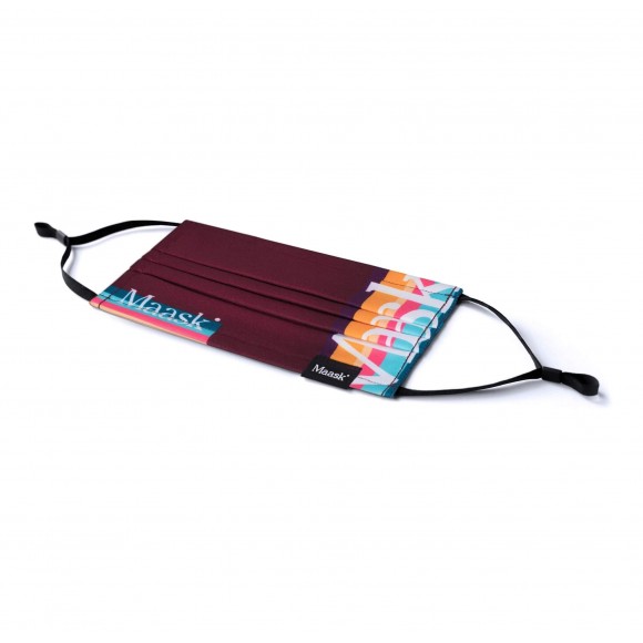 Mascarilla MAASK higiénica reutilizable Shield Beet 