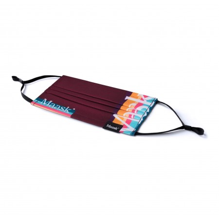 Mascarilla MAASK higiénica reutilizable Shield Beet 